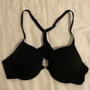 Gilligan & O’Malley black racerback bra